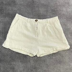 Adorable linen mini shorts